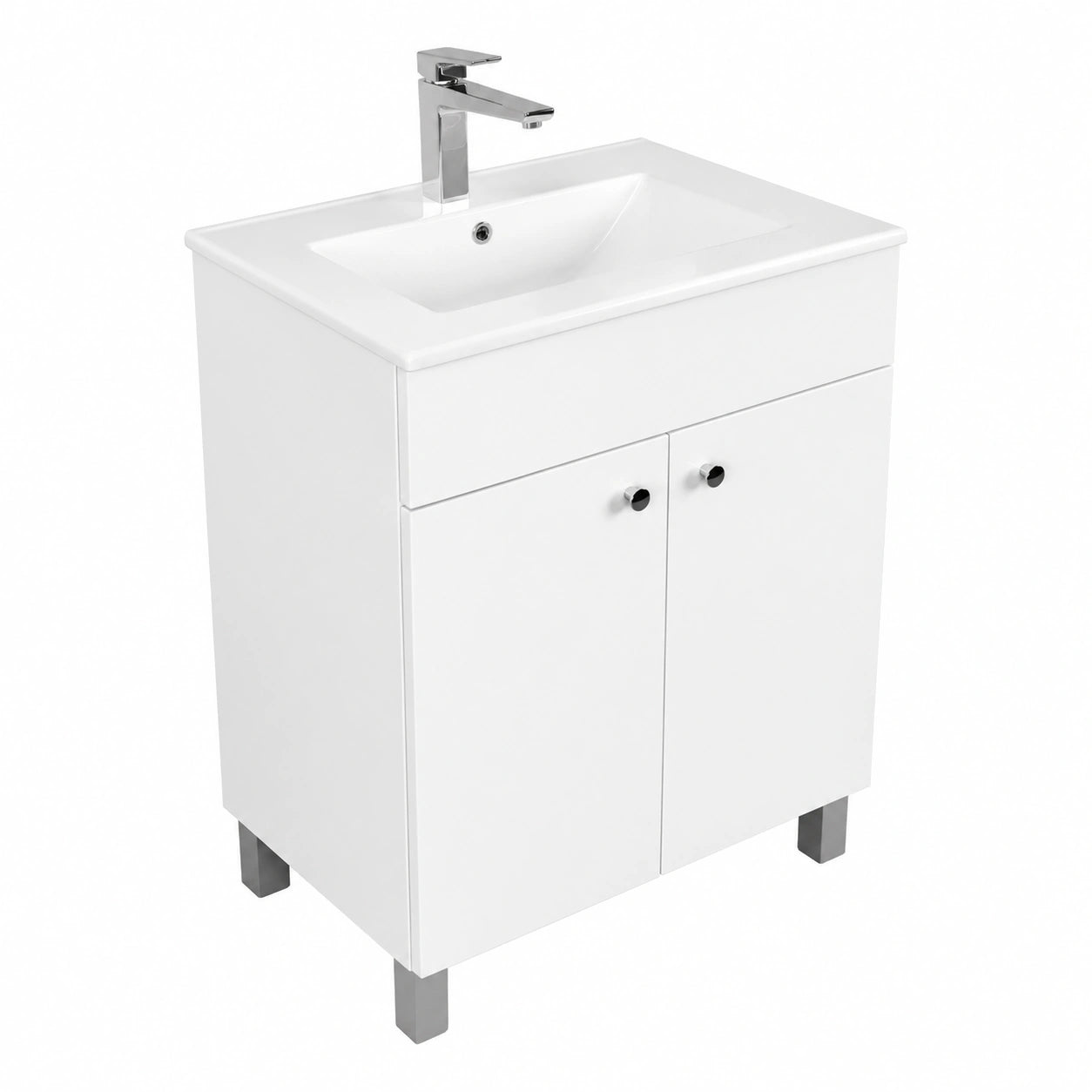 Ensemble de meubles de salle de bain, coloris blanc, pour la salle de bain