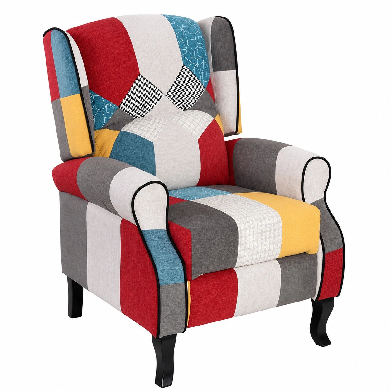 Fauteuil relax, rembourré, coloris marron, pour le salon