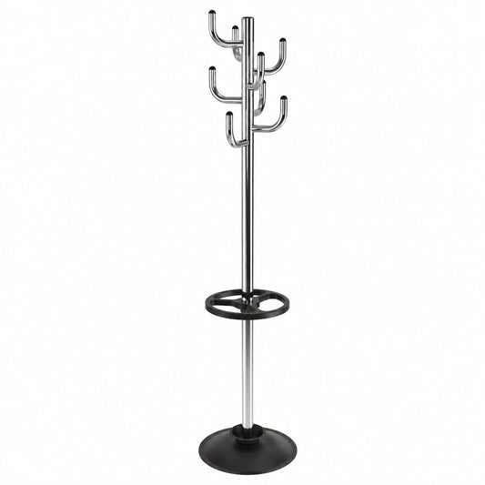 Porte-manteau, avec portes, 36,5 x 36,5 x 177 cm, pour l’entrée ou le couloir