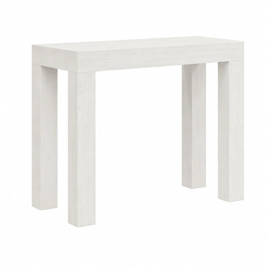 Table, extensible, coloris blanc, pour les espaces de vie