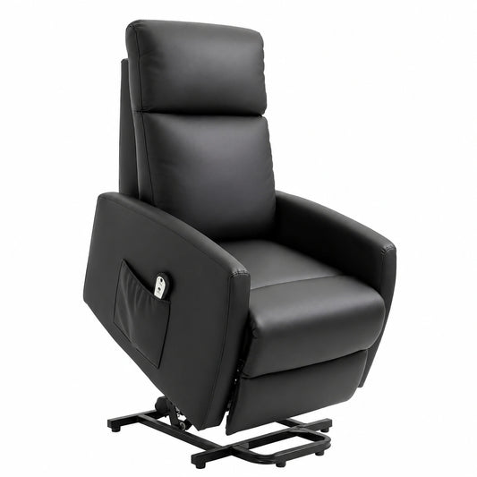 Fauteuil, réglable, coloris noir, pour le salon ou la chambre
