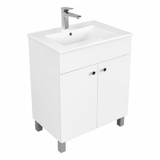 Ensemble de meubles de salle de bain, coloris blanc, pour la salle de bain